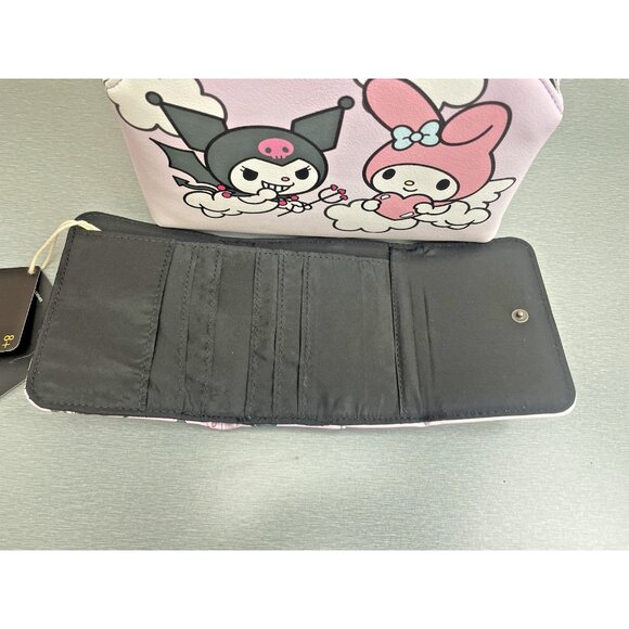 Loungefly Sanrio Kuromi & My Melody Angel & Devil Mini Backpack & Wallet Set main image 11